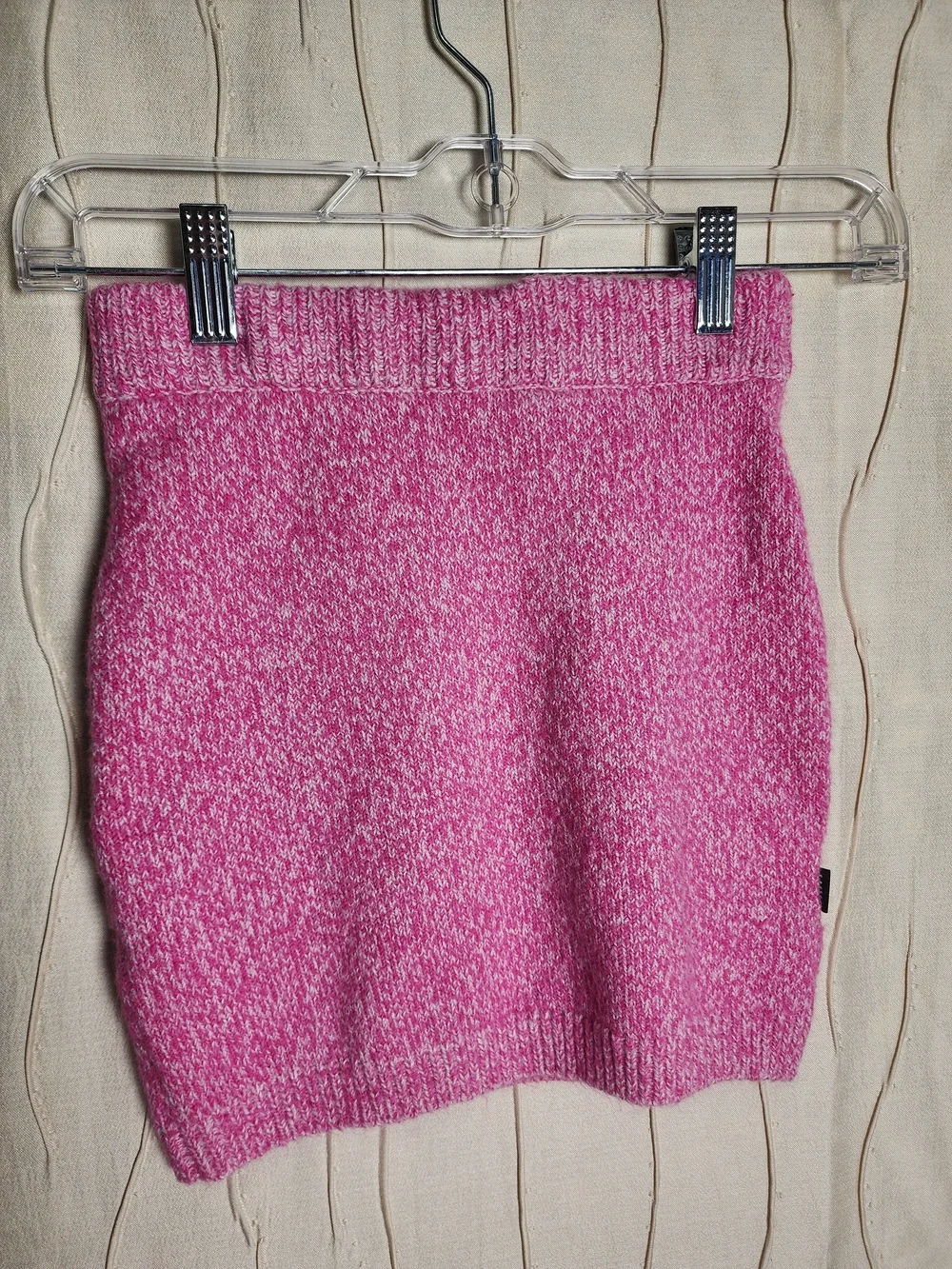 Girls Dkny Pink Marled Turtleneck Sweater